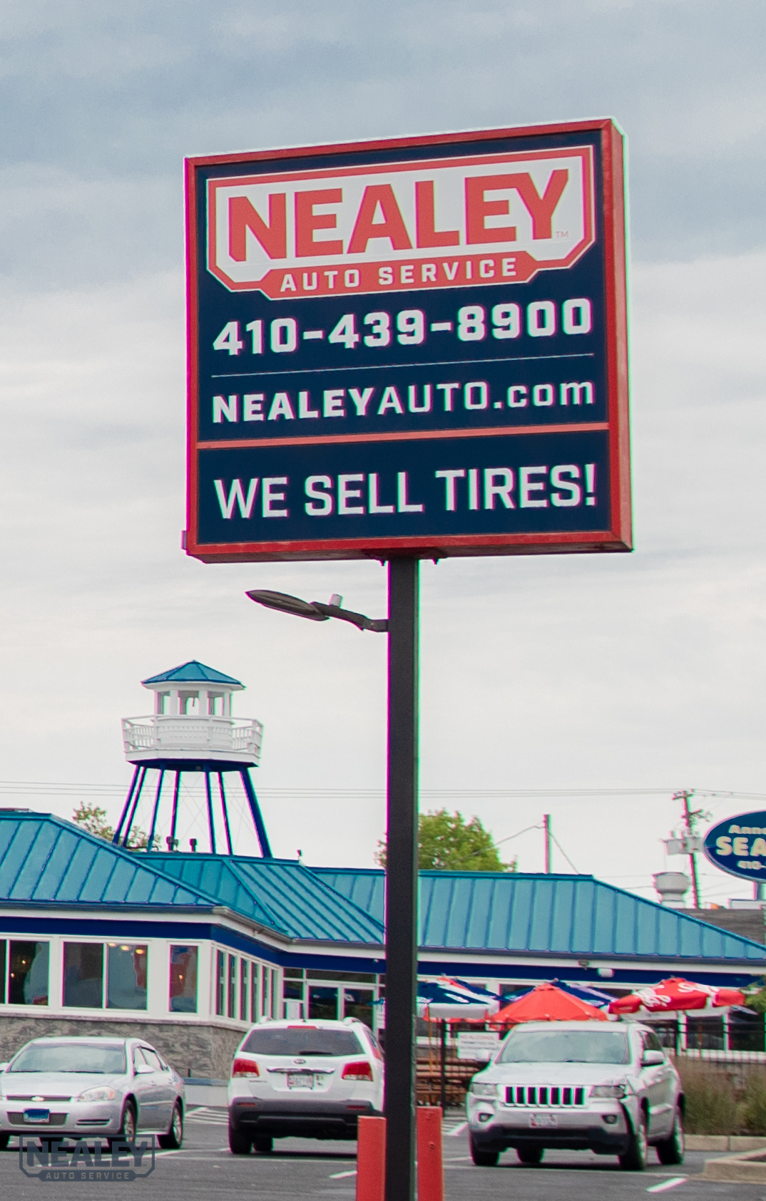 Nealey Tire & Auto - Our Sign in Pasadena, MD